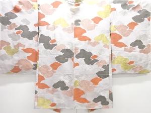 大正ロマン　抽象模様織出し漆一ツ紋羽織